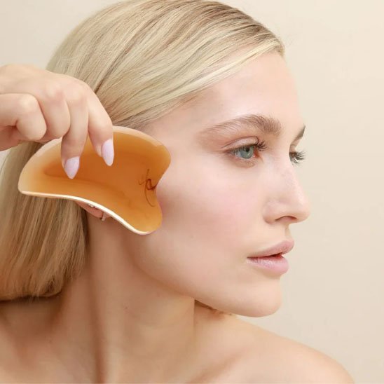 Gua Sha en Pierre Naturelle | Massage Drainant - Douce Peau
