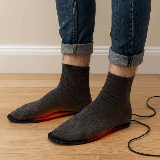 Chauffe - pieds électrique | Confort Hivernal - Douce Peau