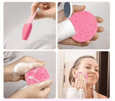 Éponge en konjac | Exfoliation Naturelle - Douce Peau