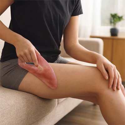 Gua sha corps | Jade Authentique - Douce Peau