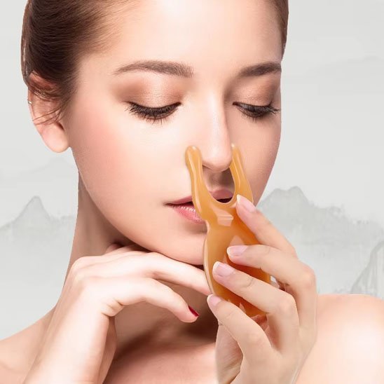 Gua Sha en Pierre Naturelle | Massage Drainant - Douce Peau